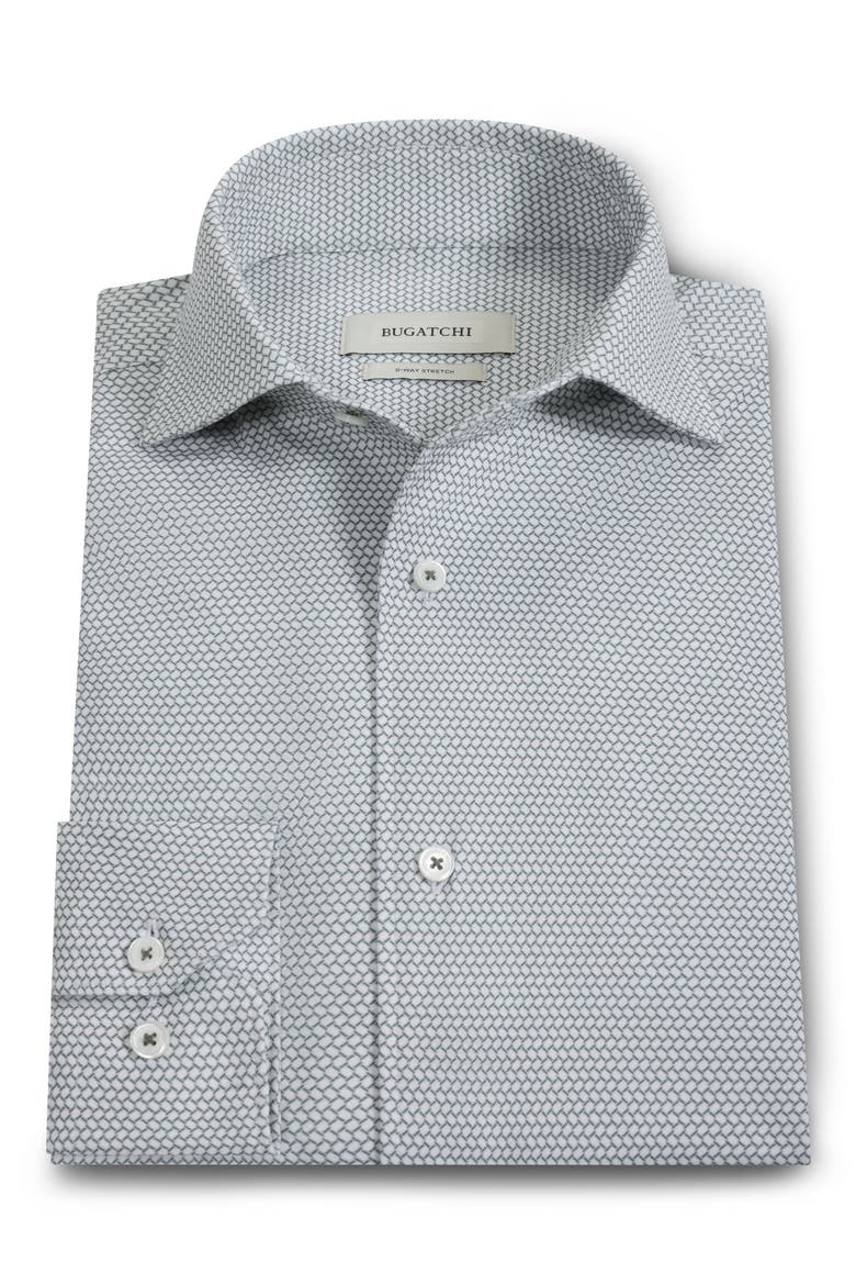 Devon OoohCotton® Geo Print Button-Up Shirt, Alternate, color, OLIVE