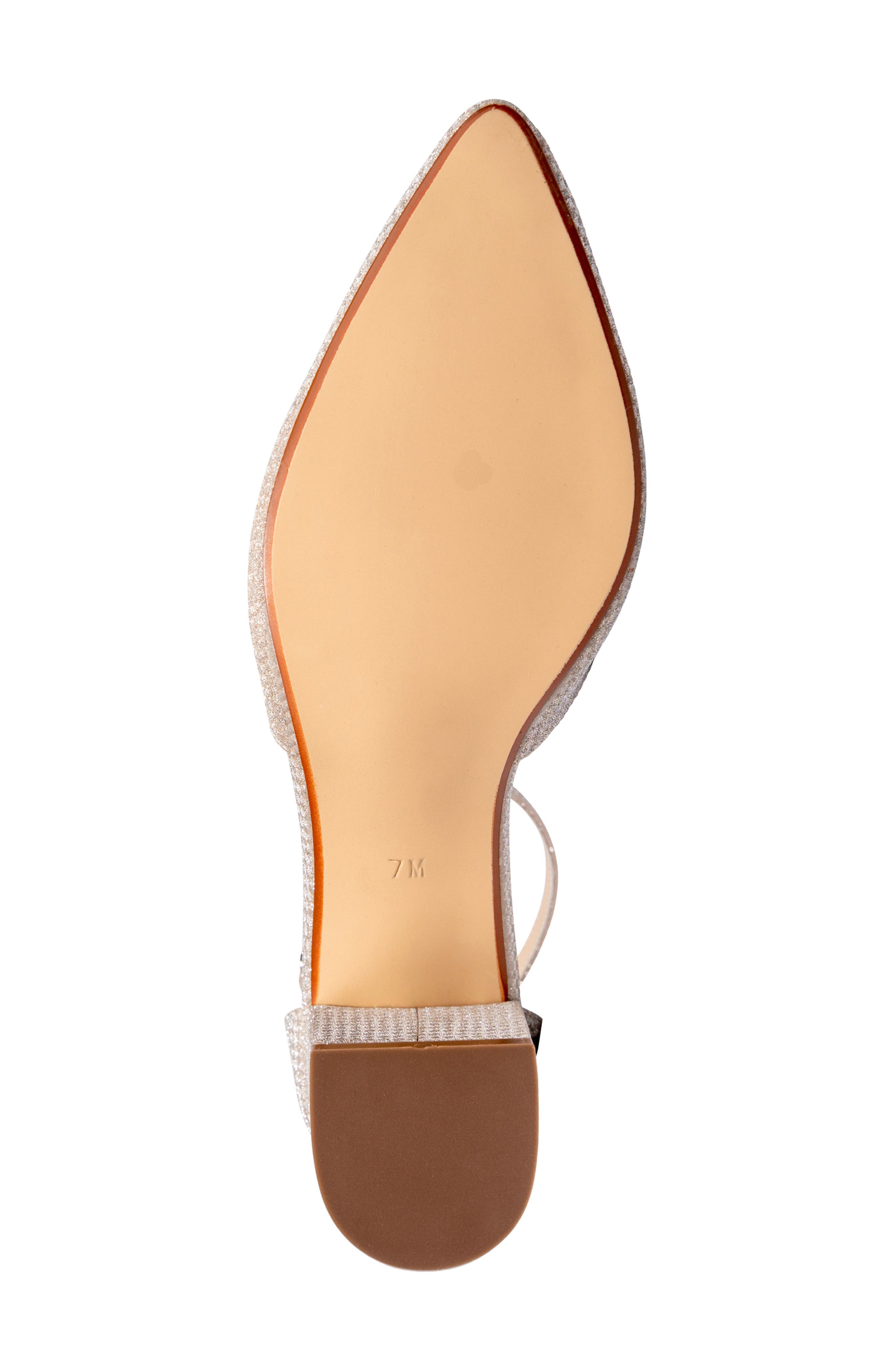Tegan Ankle Strap Pointed Toe Pump, Alternate, color, CHAMPAGNE