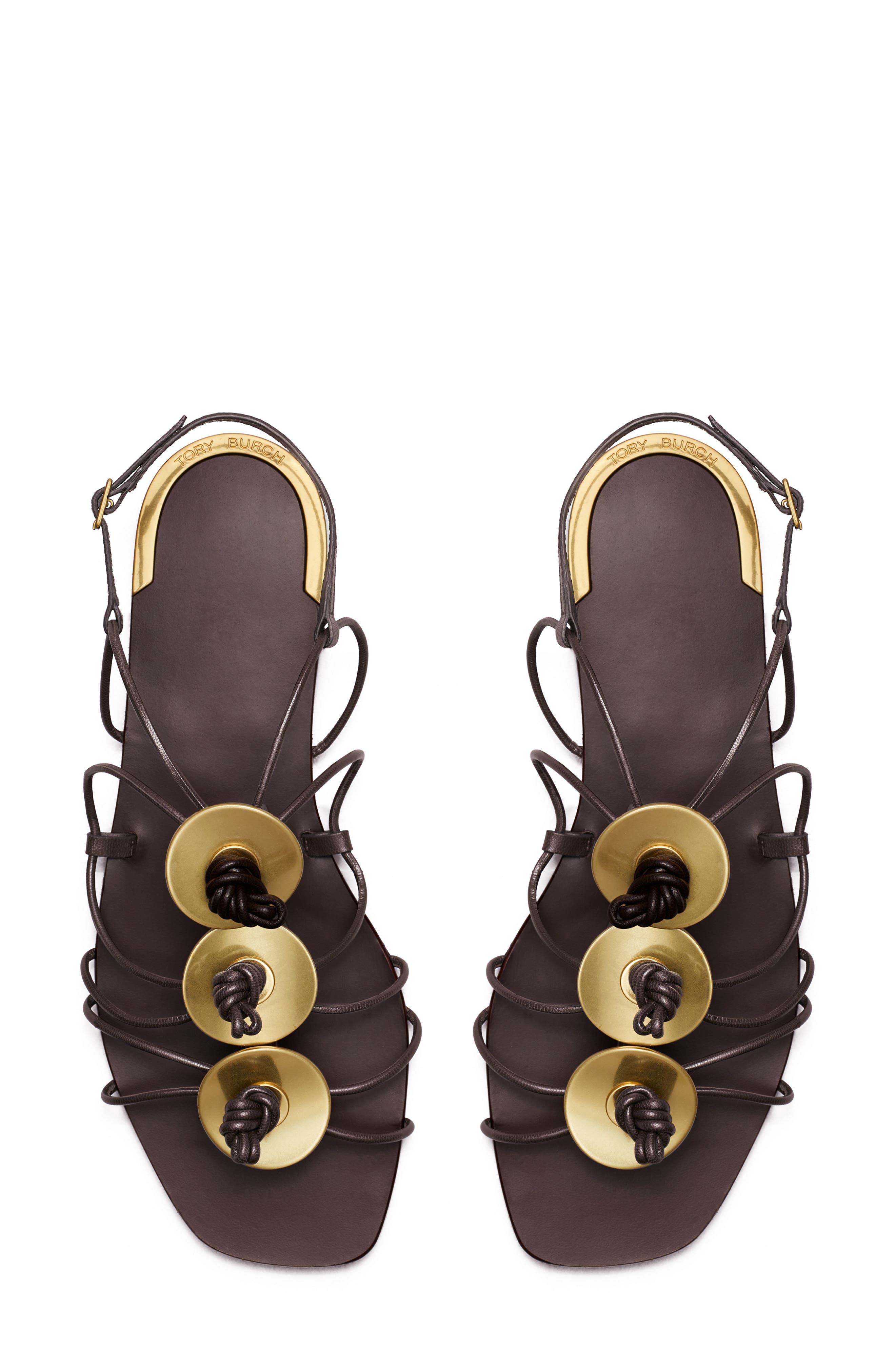 Tory Burch Knotted Slide Sandal, Alternate, color, 