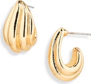 NORDSTROM RACK 'J' Hoop Earrings