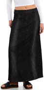 Wash Lab Denim Road Trip Denim Maxi Skirt