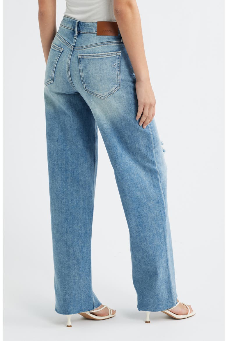 Wide Leg Dad Jeans, Alternate, color, MEDIUM WASH