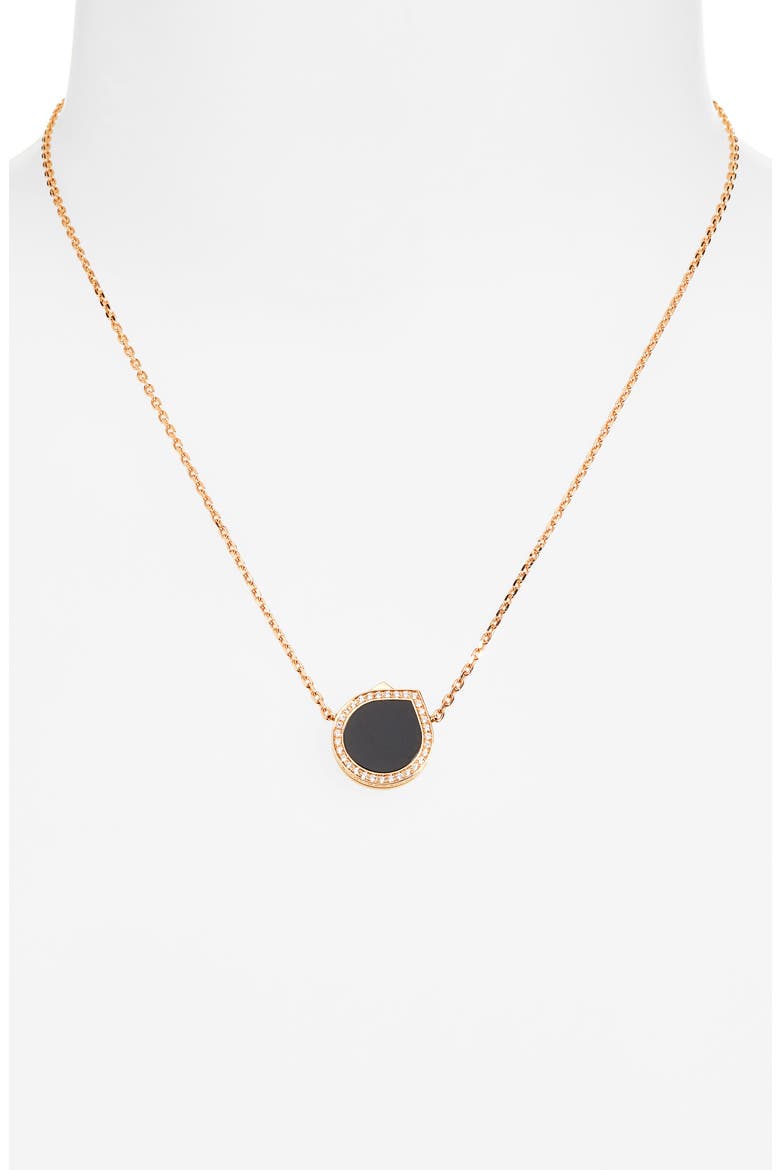 Antifer Black Onyx & Diamond Pendant Necklace, Alternate, color, ONYX