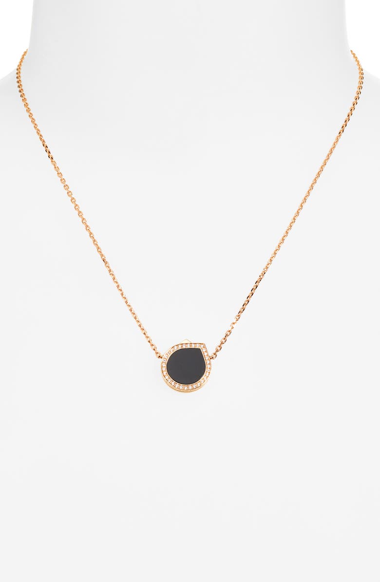 REPOSSI Antifer Black Onyx & Diamond Pendant Necklace, Alternate, color, Onyx