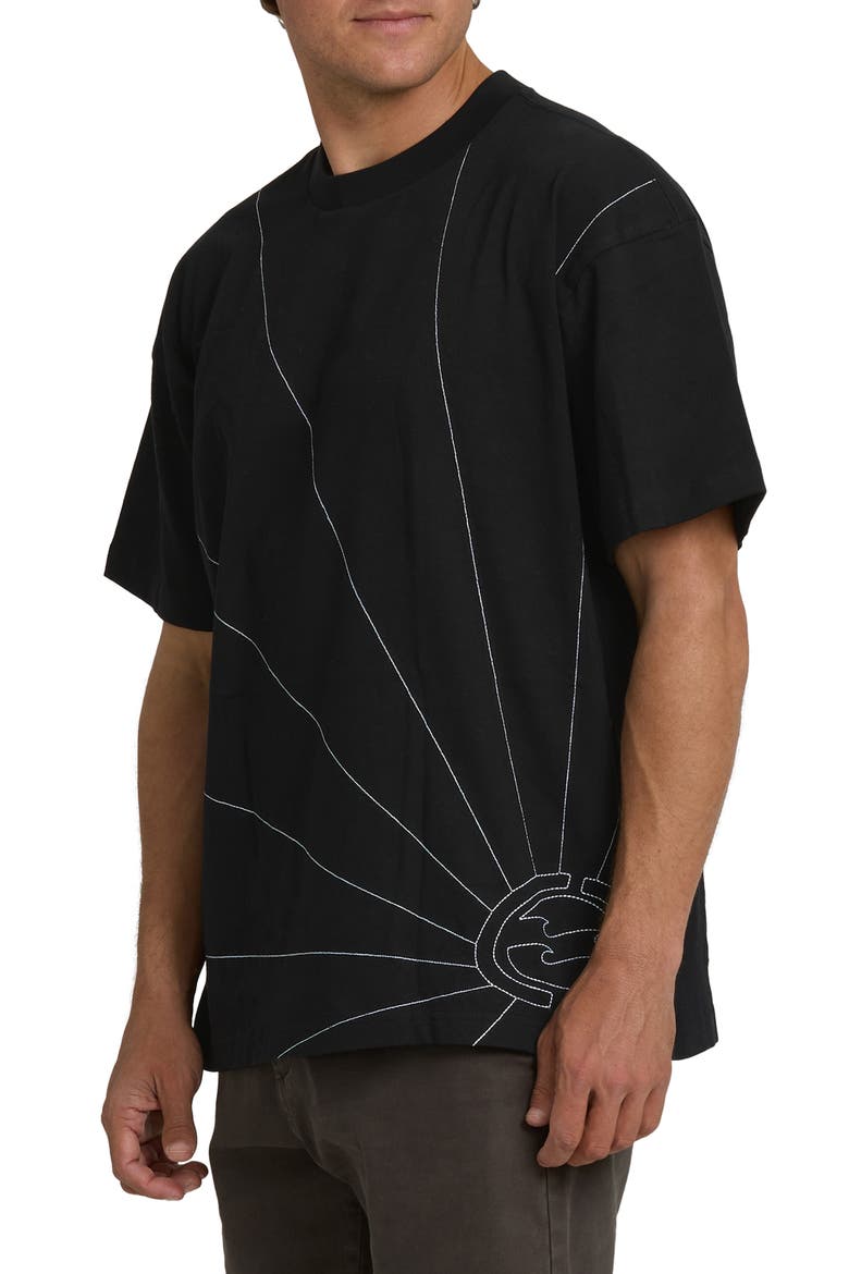 Andy Irons Bio Stitch Logo Cotton T-Shirt, Alternate, color, BLACK