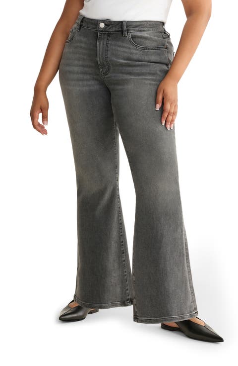 NAO High Waist Bootcut Jeans (New Moon) (Plus)