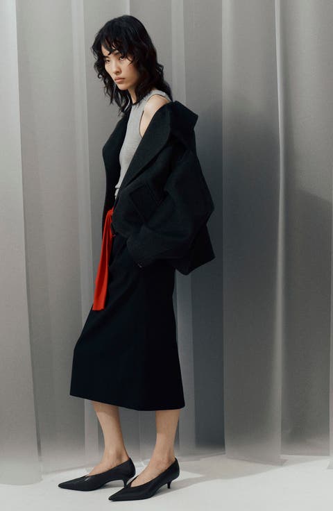 Wool Blend Oversize Jacket
