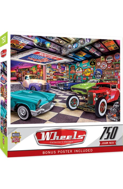 Collector's Garage 750 Piece Puzzle
