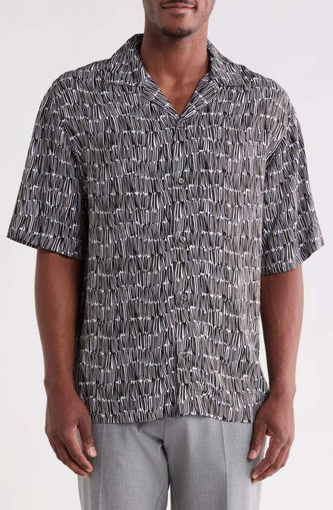 Espino Slim Fit Camp Shirt