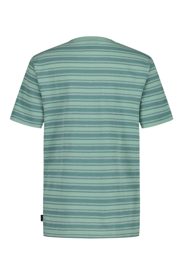 Kids' Miles Stripe Pocket T-Shirt, Alternate, color, GREEN ASH