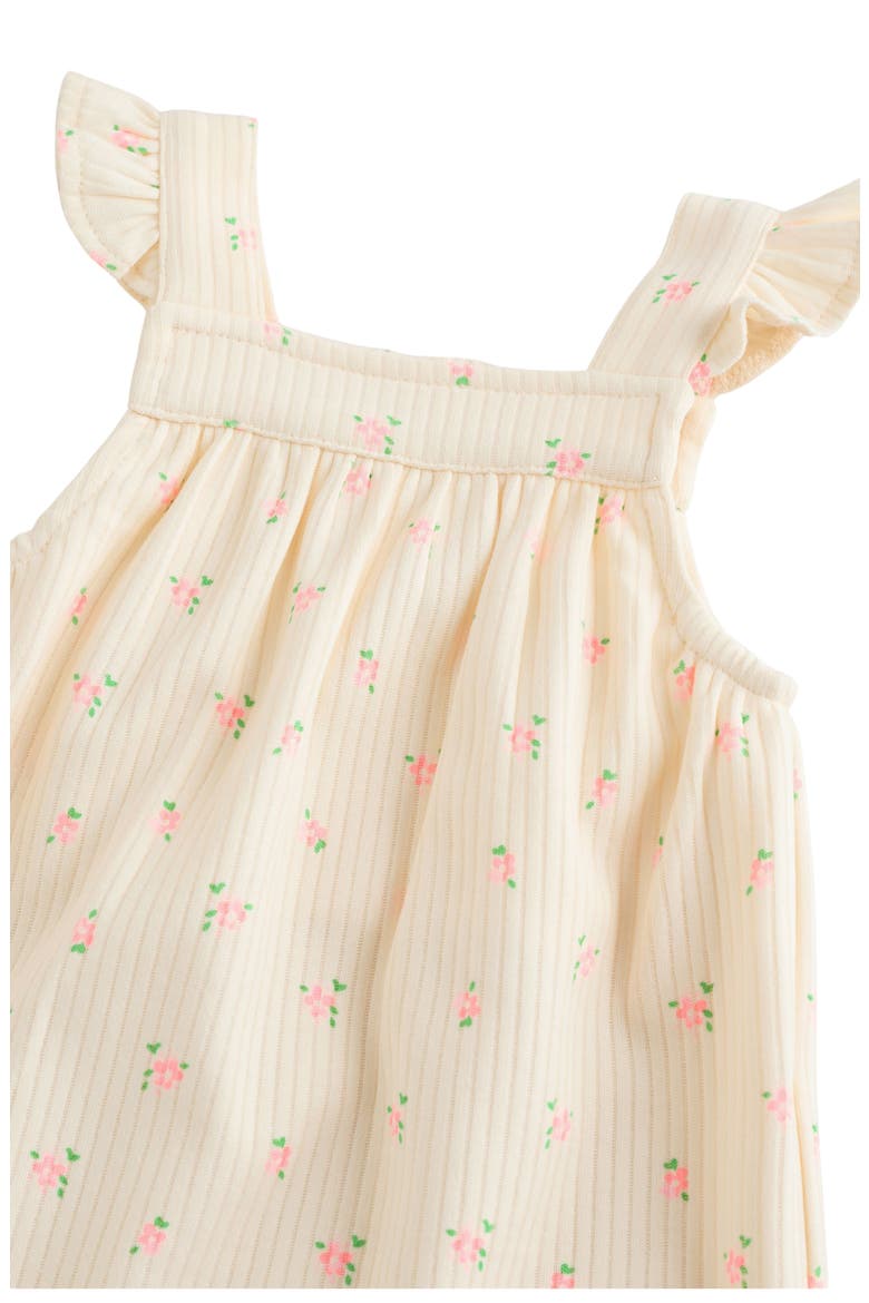 Floral Loose Romper, Alternate, color, IVORY MULTI