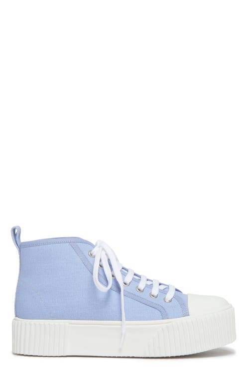 Andrea Gomez Olivia High Top Sneakers In Light Blue
