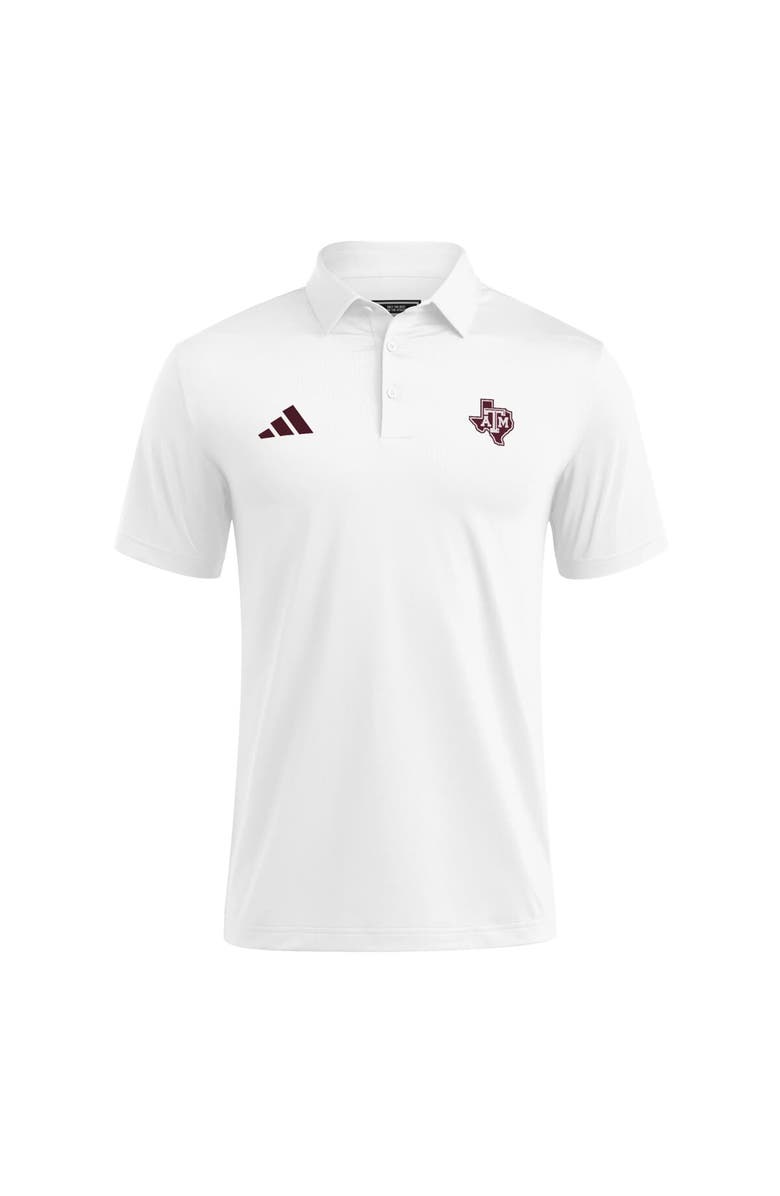 adidas Men's adidas White Texas A&M Aggies Ultimate 365 Polo, Alternate, color, White