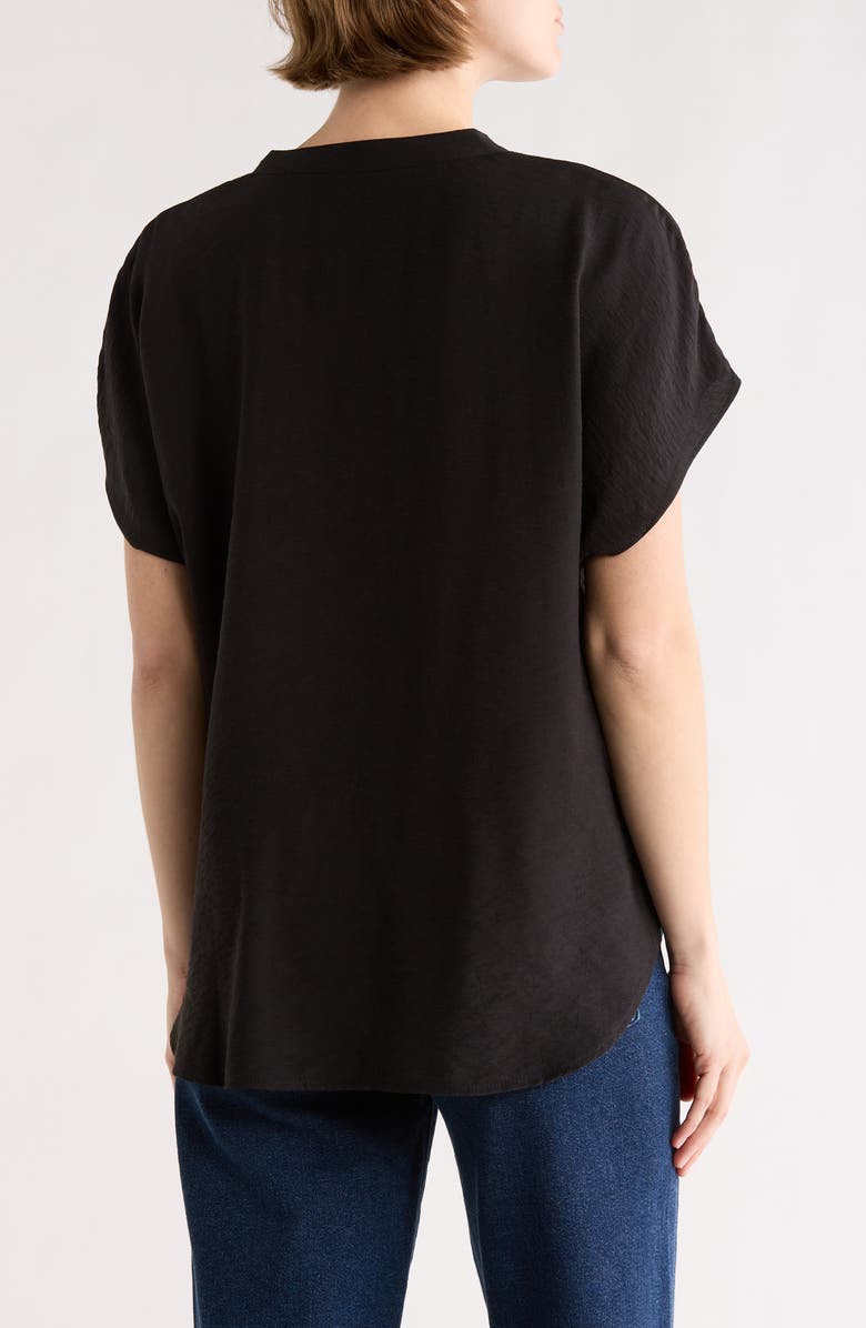 CHENAULT Cap Sleeve Top, Alternate, color, Black
