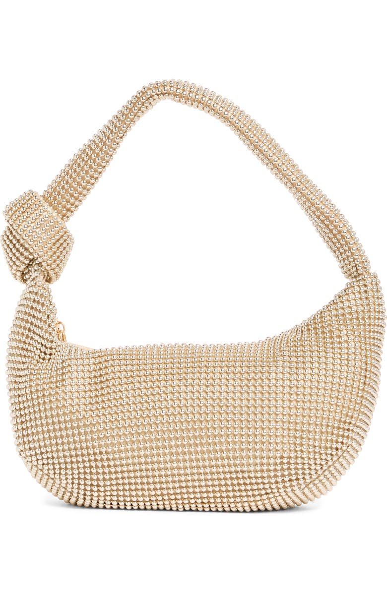 Olga Berg Franka Ball Mesh Shoulder Bag, Alternate, color, Gold