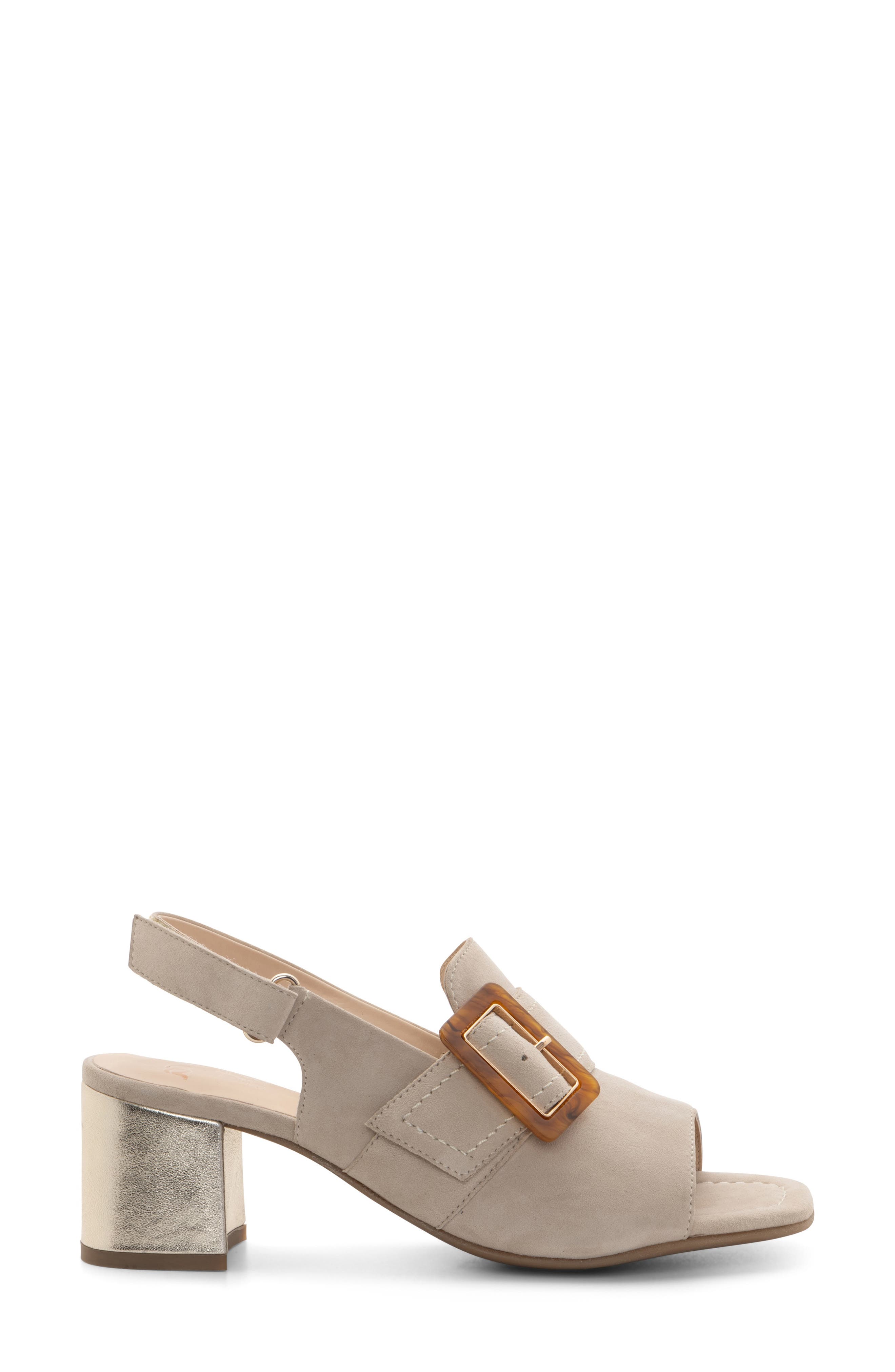 ara Bruges Slingback Sandal, Alternate, color, Sand Suede