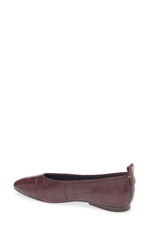 27 Edit Naturalizer Carla Flat In Burgundy