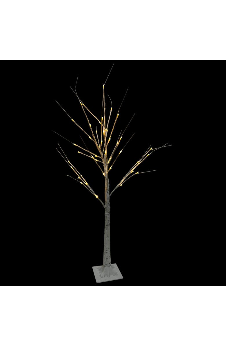 Northlight 4' LED Lighted White Birch Christmas Twig Tree - Warm White Lights, Alternate, color, 