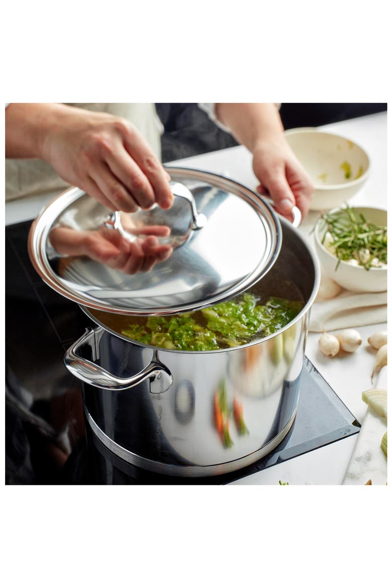 Atlantis 8.5-Quart Stainless Steel Stockpot, Alternate, color, STAINLESS STEEL