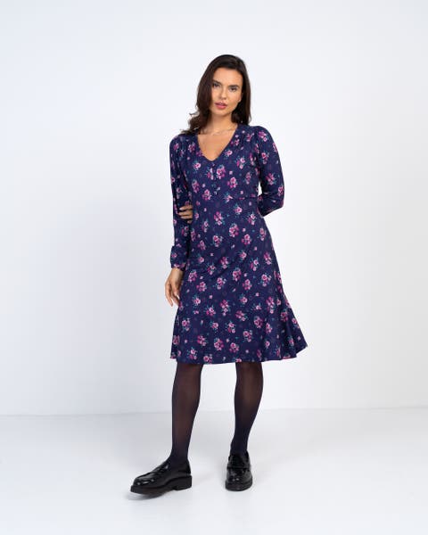 Printed Jersey Dress