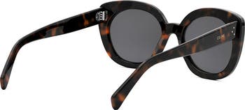 Bold 3 Dots 56mm Butterfly Sunglasses