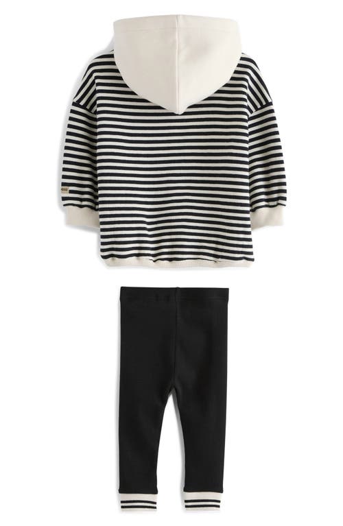 Next Kids' Bear Appliqué Hoodie & Leggings Set In Black
