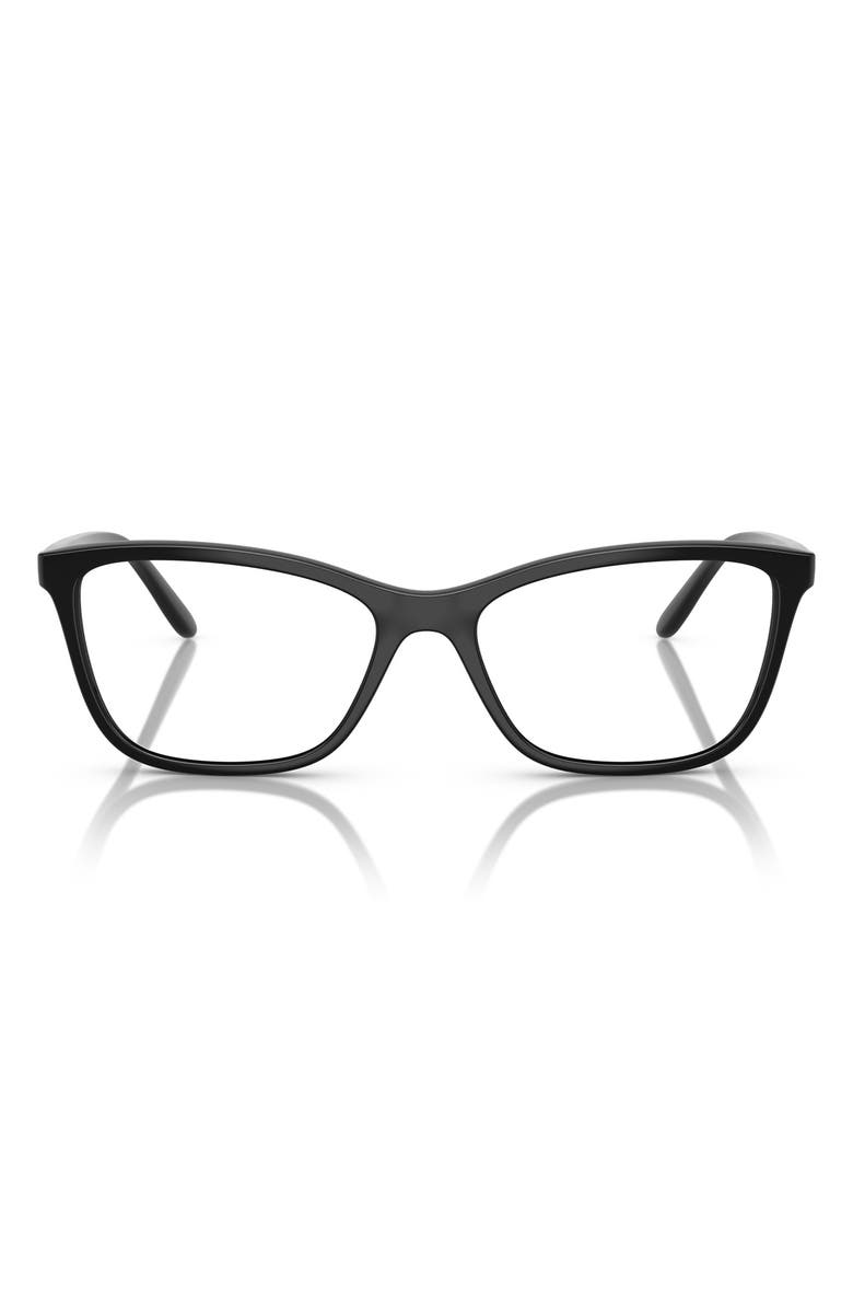 VOGUE 54mm Butterfly Optical Glasses, Main, color, Black