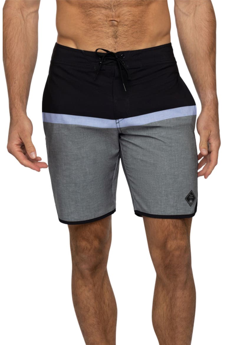 Level Five Heat Board Shorts, Main, color, BLACK