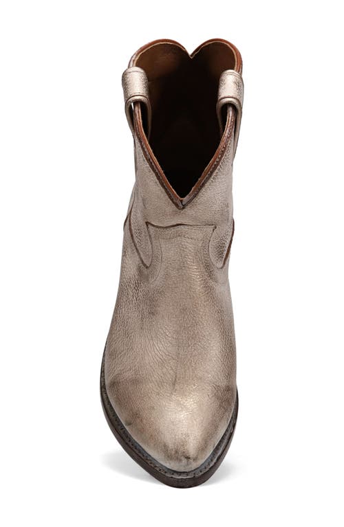 Frye Billy Short Western Boot In Gold