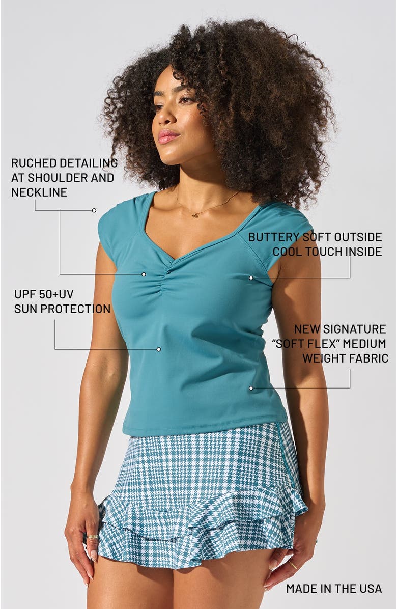 Bobbe Active Tiebreaker Tank, Alternate, color, Rainforest Green