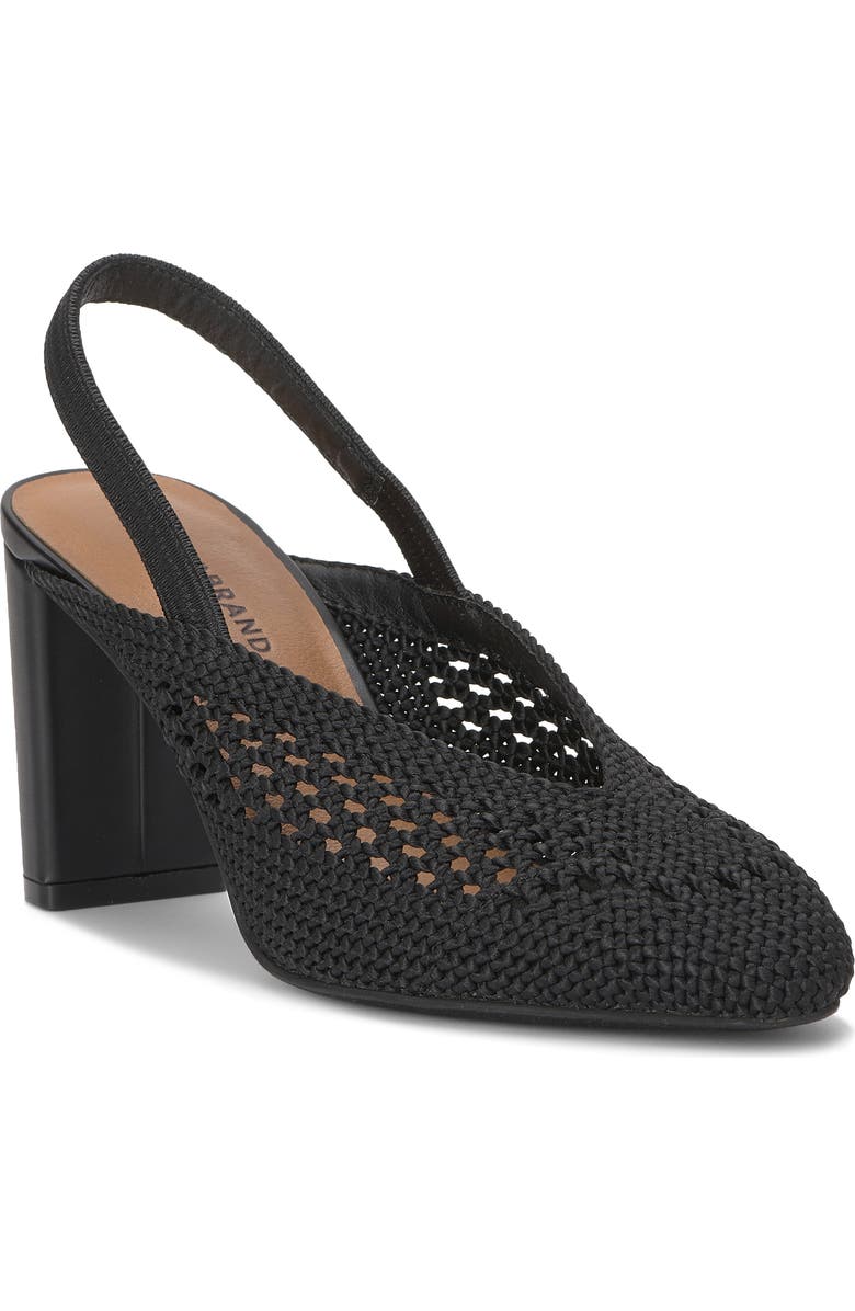 Lucky Brand Melony Slingback Pump, Main, color, Black Knit