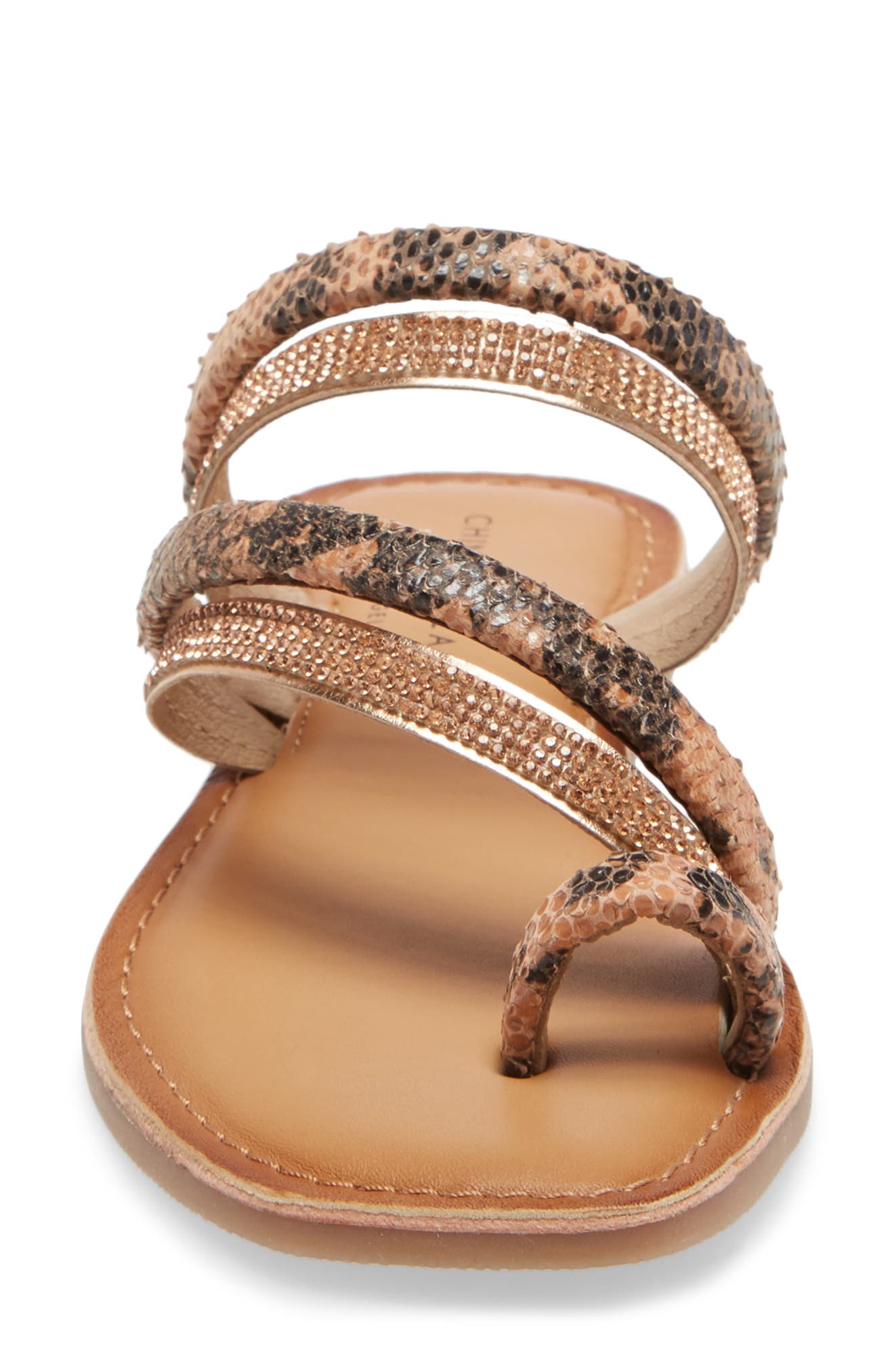 Solar Sandal, Alternate, color, BLUSH/ ROSE GOLD LEATHER