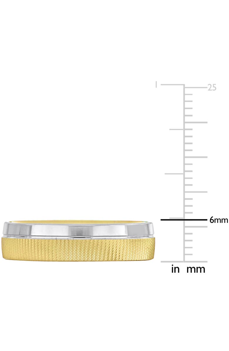 Julianna B. Men's Wedding Band 14k Two-Tone, Alternate, color, 14K Gold