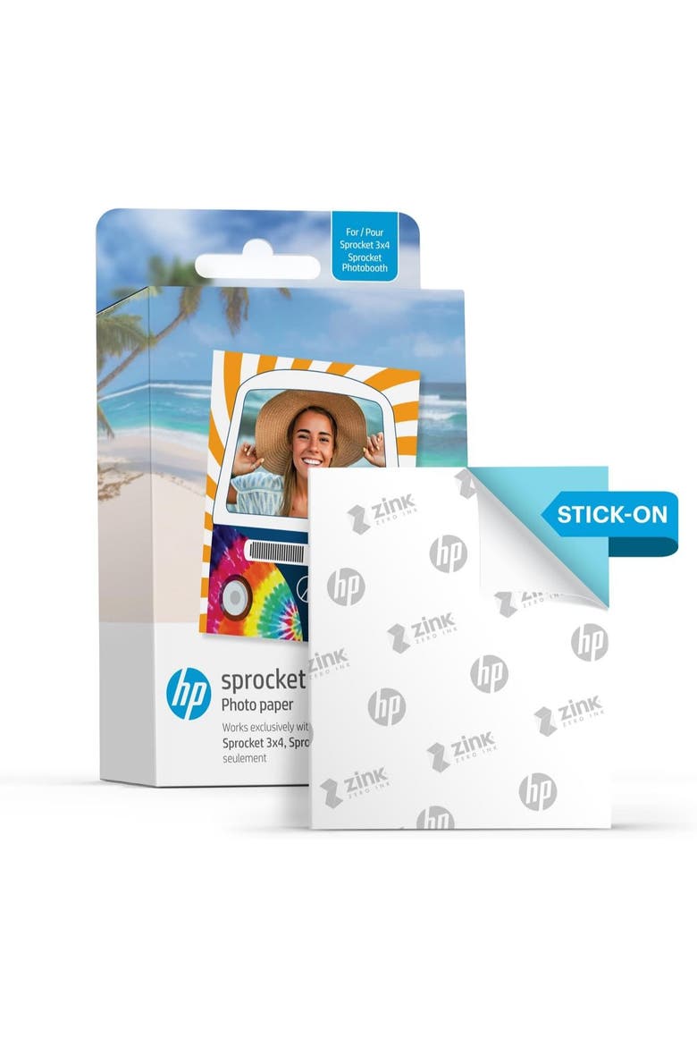 Sprocket 3.5" x 4.25" Sticky-Backed Zink Photo Paper Bundle, Alternate, color, 1000-pack