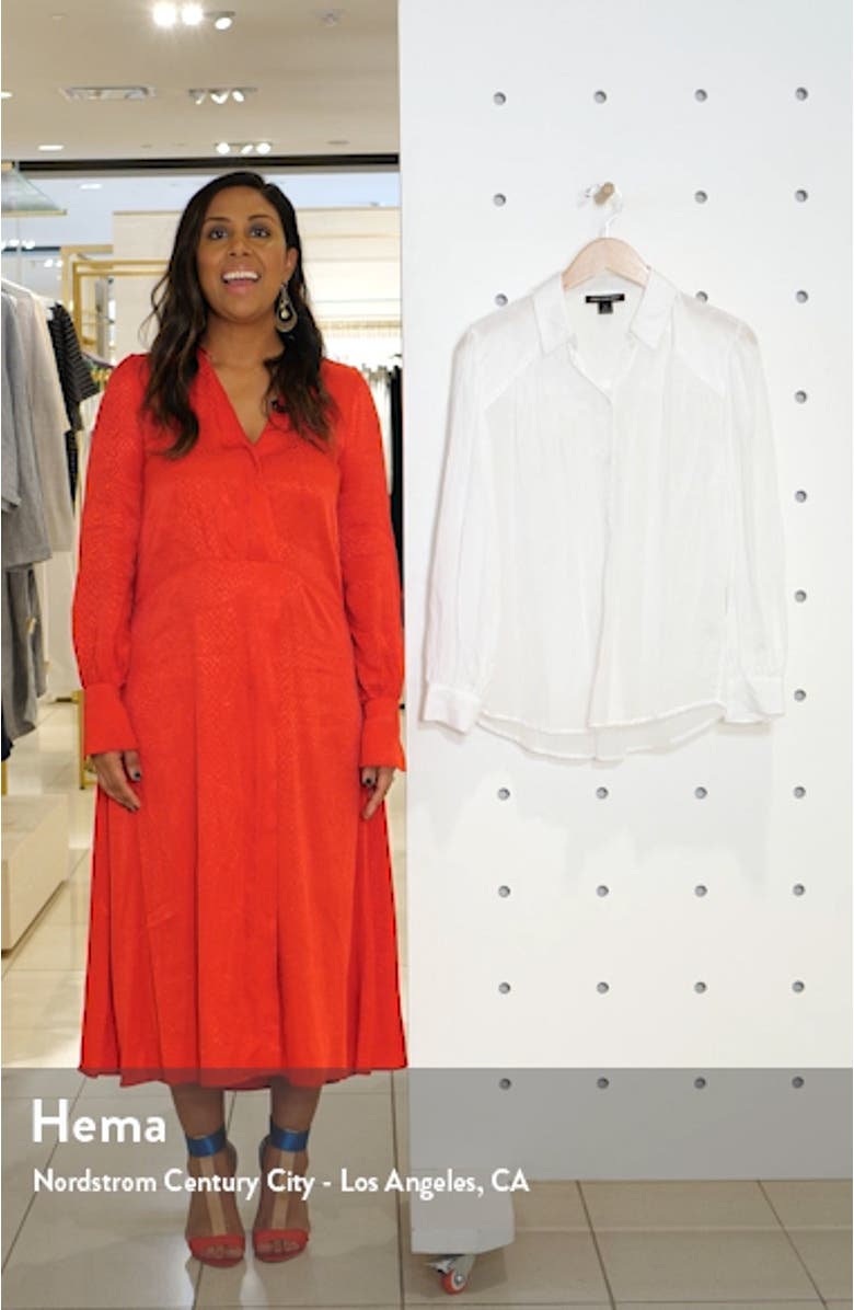 Sheer Button-Up Shirt, sales video thumbnail