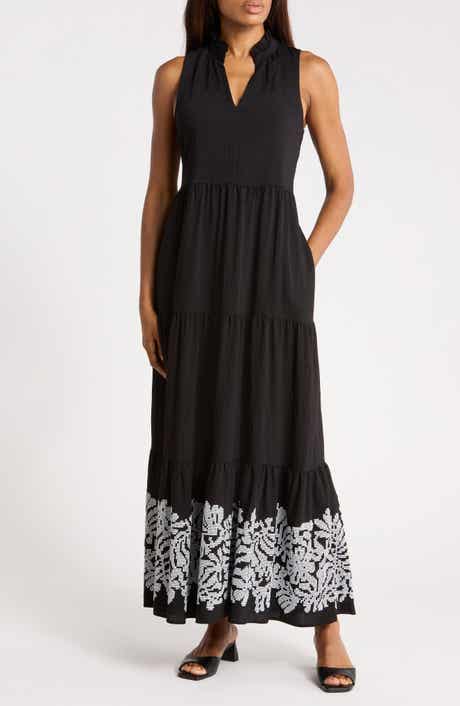 Sleeveless Tiered Maxi Dress