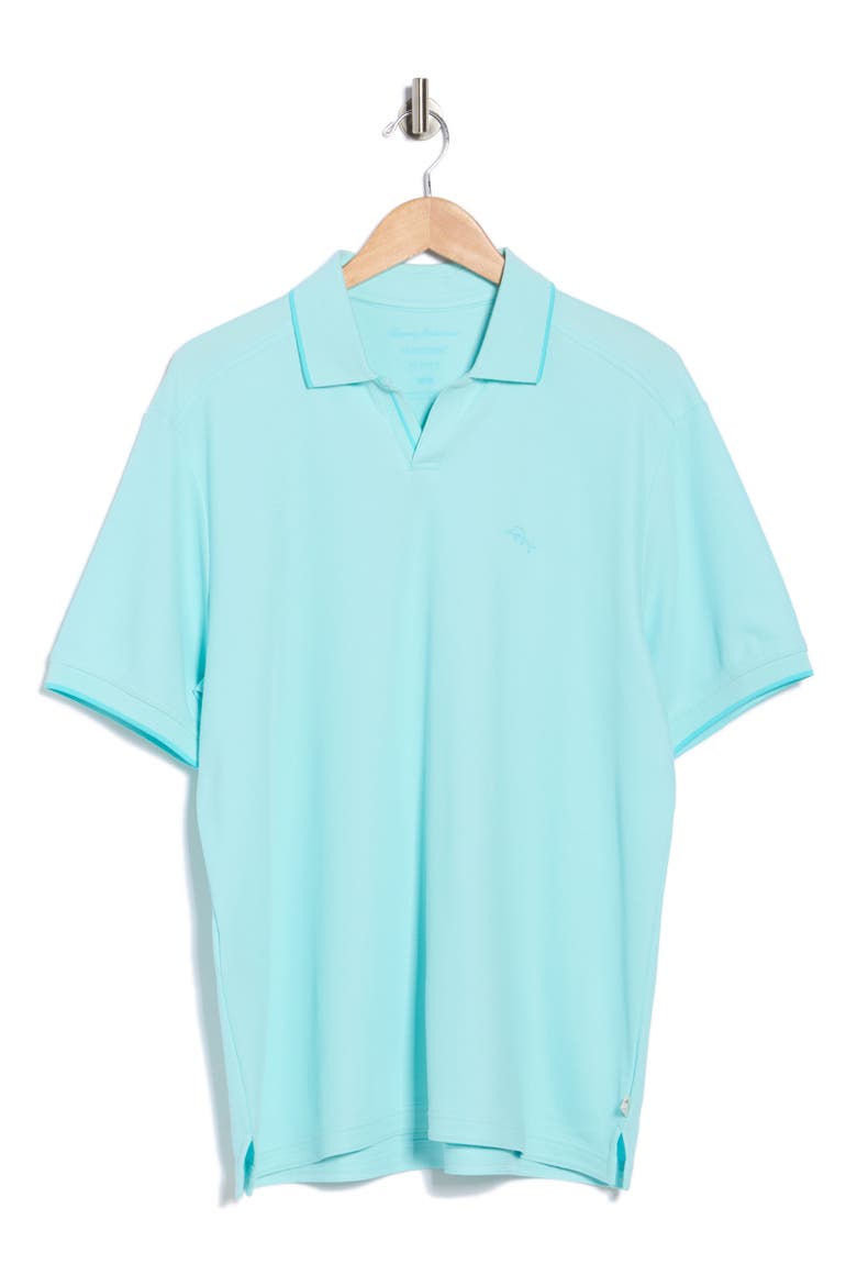 Emfielder Johnny Collar IslandZone® Polo, Alternate, color, AQUA MIST