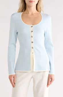 rag & bone Ema Scoop Neck Cardigan