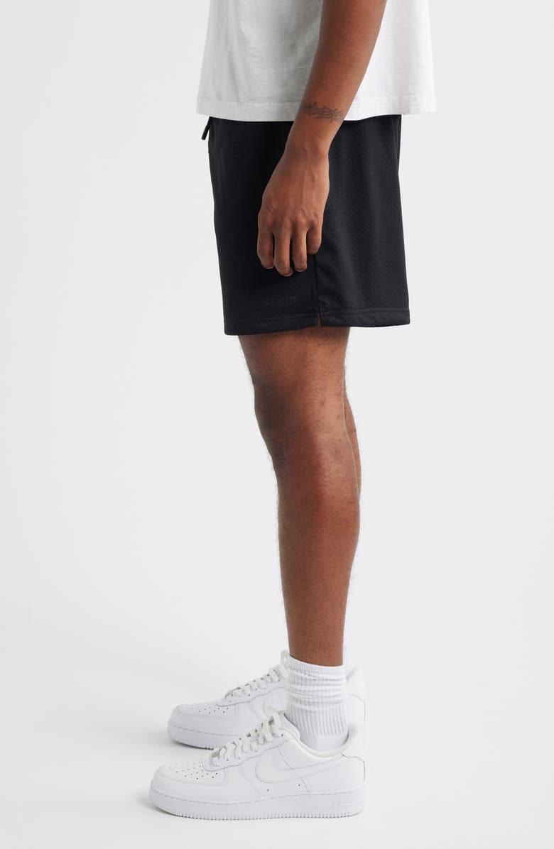 Represent Mesh Athletic Shorts, Alternate, color, Jet Black