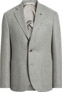 Jack Victor Darwin Heathered Grey COMFORTWEAR™ Knit Cashmere Sport Coat