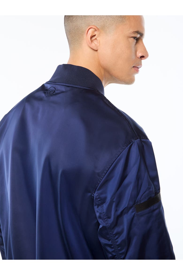 Piano Bomber Jacket, Alternate, color, MARITIME BLUE