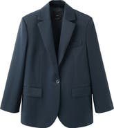 MANGO Notch Lapel Blazer