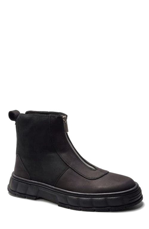 A. Veer Vanta Zipper Boot In Black