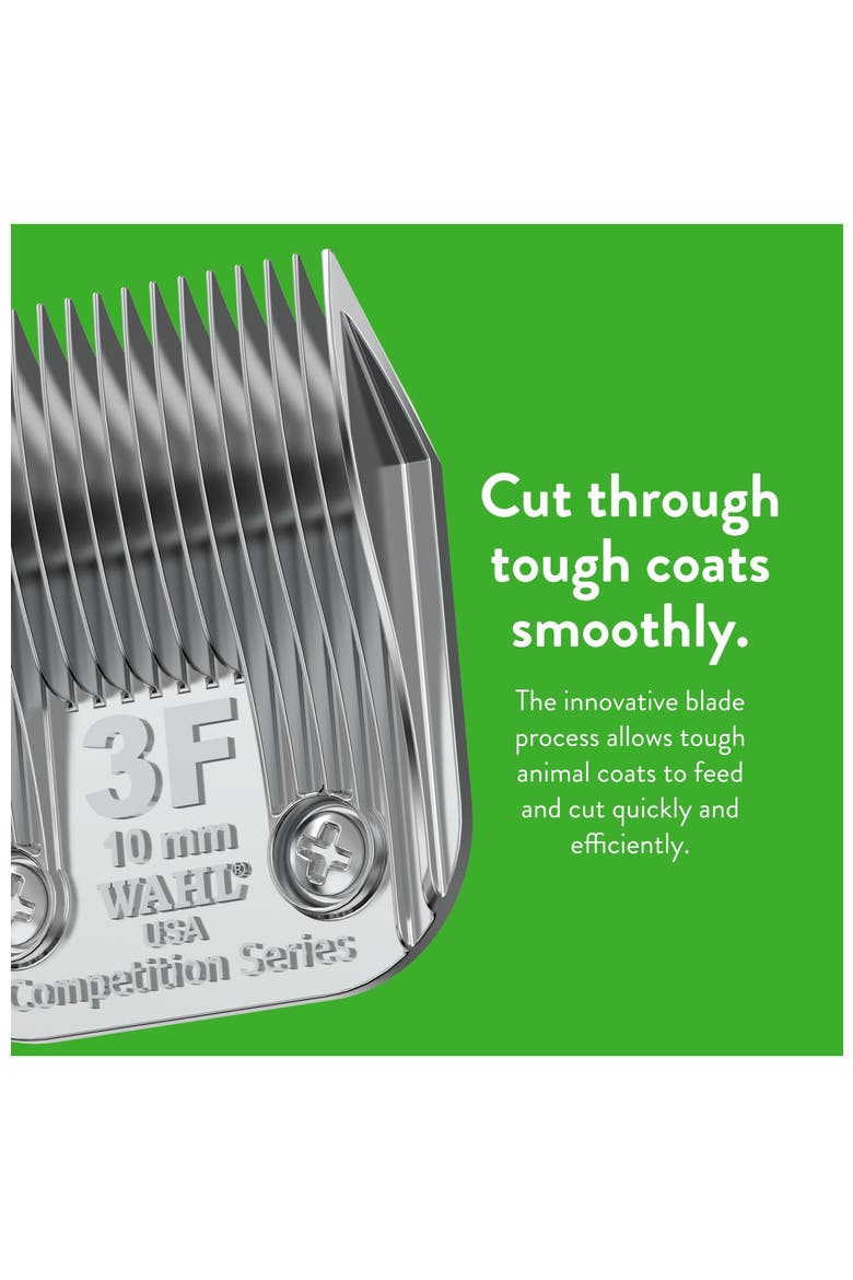 3F Full Extra Coarse Detachable Pet Grooming Blade, Alternate, color, Chrome