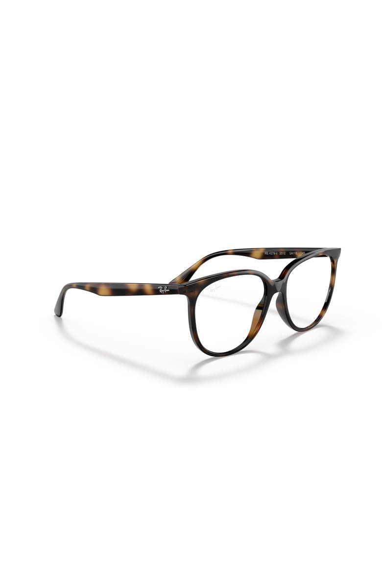 Ray-Ban 54mm Square optical glasses, Alternate, color, Tortoise