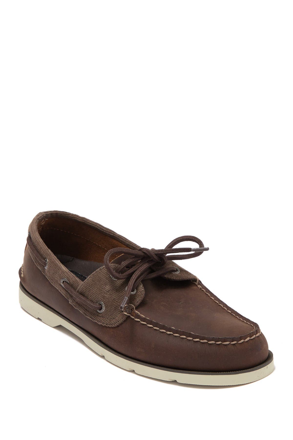 Sperry Leeward 2-Eye Corduroy Boat Shoe, Alternate, color, 