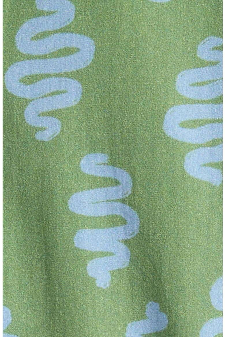 Kids' Cobra Cool Print Camp Shirt & Shorts Set, Alternate, color, GREEN