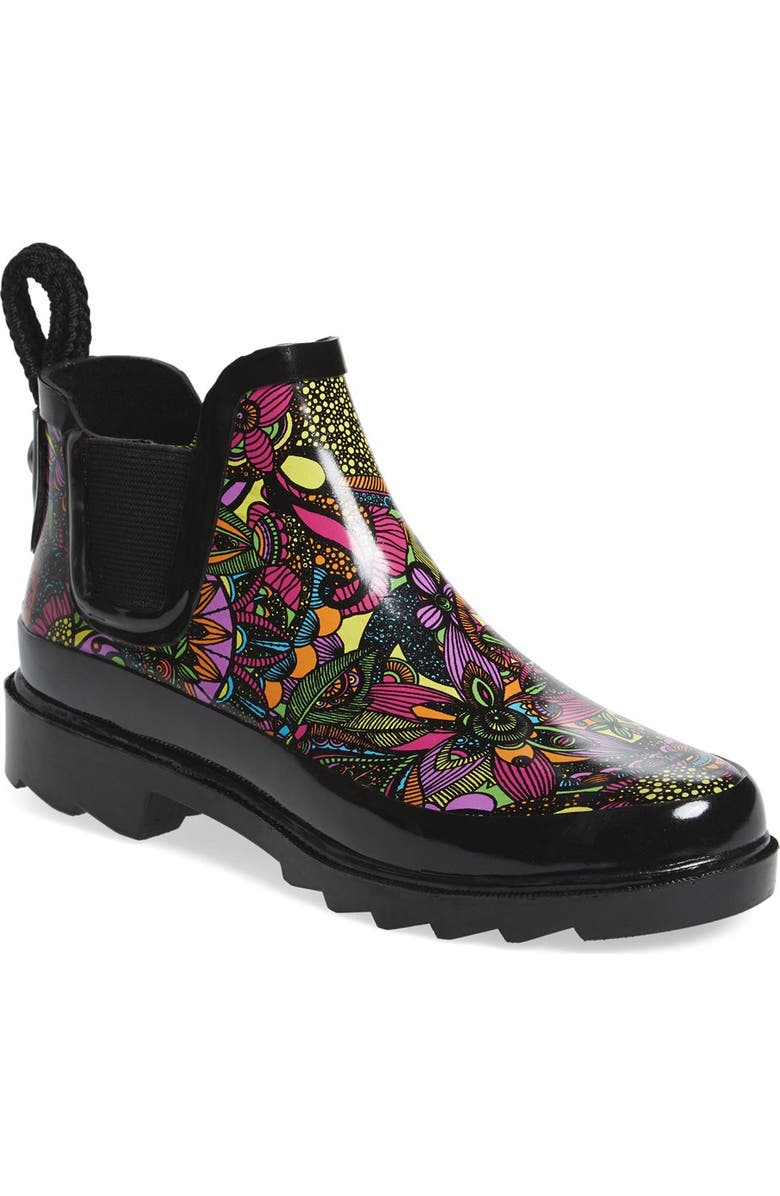 Sakroots Rhyme Waterproof Rain Boot, Main, color,
