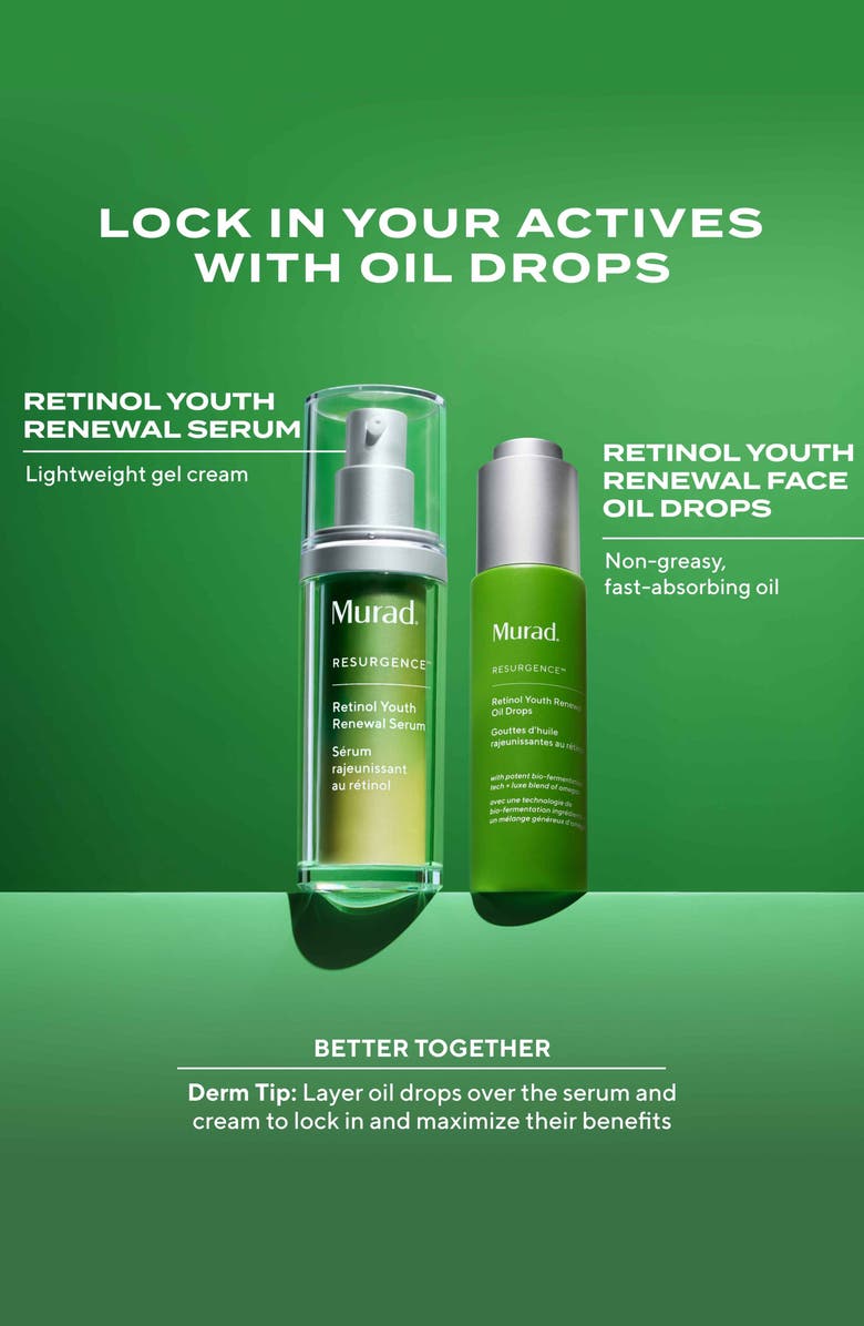 Murad<sup>®</sup> Retinol Youth Renewal Oil Drops, Alternate, color, 