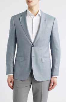 Emporio Armani Textured Viscose & Silk Sport Coat